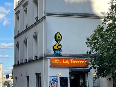 PA_1384, Space Invader on 25 rue Daubenton — Street art by Invader in Paris