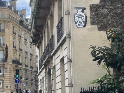 PA_1385, Space Invader on 4 rue Boissière — Street art by Invader in Paris
