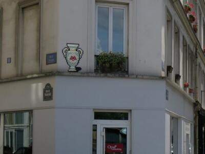PA_1406, Space Invader de la rue Tarbé — Street art de Invader à Paris