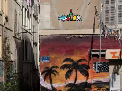 MARS_34, Space Invader de la rue de l'Arc — Street art de Invader à Marseille