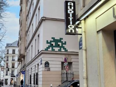PA_1448, Space Invader du passage des Entrepreneurs — Street art de Invader à Paris