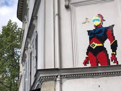 PA_1462, Space Invader de la cité des Fleurs — Street art de Invader à Paris