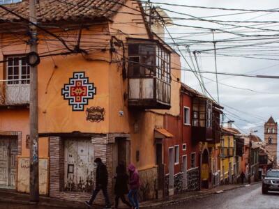 POTI_51, Space Invader on Calle La Paz — Street art by Invader in Potosí