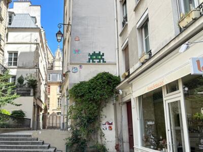 PA_1485, Space Invader on Rue Saint-Bon — Street art by Invader in Paris