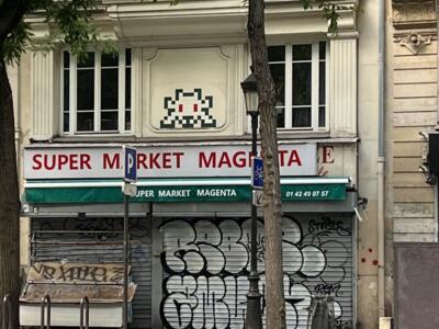 PA_1505, Space Invader du boulevard de Magenta — Street art de Invader à Paris