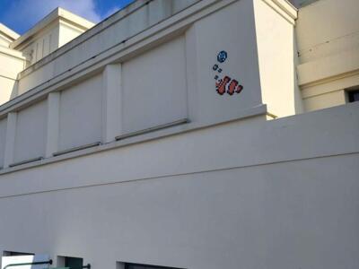 BAB_36, Space Invader de l'esplanade de la Vierge — Street art de Invader à Biarritz