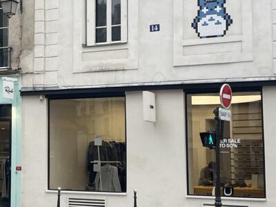 PA_1530, Space Invader de la rue de Poitou — Street art de Invader à Paris