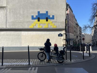 PA_1535, Space Invader de la rue Pirandello — Street art de Invader à Paris
