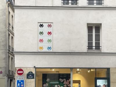 PA_1553, Space Invader de la rue Quincampoix — Street art de Invader à Paris