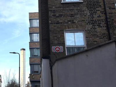 LDN_176, Space Invader on 3 Bernard Street — Street art by Invader in London