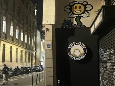 PA_1561, Space Invader de la rue Saint-André des Arts — Street art de Invader à Paris