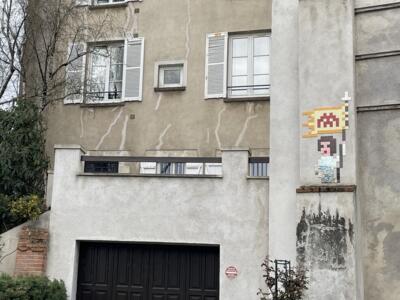 ORLN_12, Space Invader de la rue du Vieux Marché — Street art de Invader à Orléans
