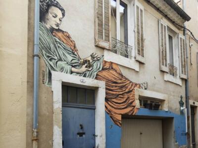 L'Or bleu — Street art de EvazéSir à Nîmes