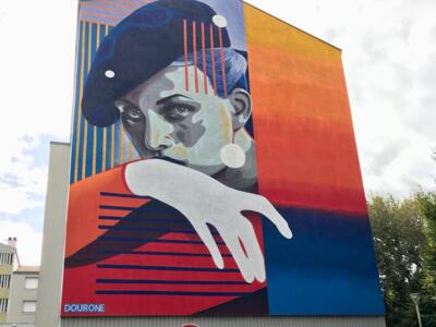 Pensando en un cambio — Street art de Dourone à Bayonne