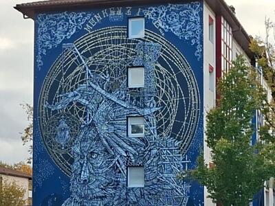 Le Passeur — Street art de Monkey Bird à Bayonne