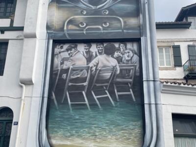 Ziburu : Itsasoa zaindu, gure baitan daramagun ondarea babestu — Street art de Muraleslian à Ciboure