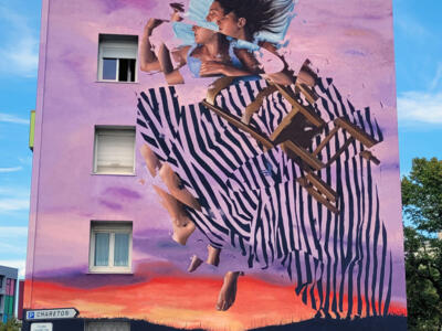 As You Make Your Bed, So You Must Lie in It — Street art by Remy Uno in Valence