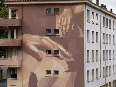 Valentía (Courage) — Street art by Taquen in Valence