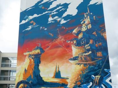 Stranded — Street art by TSF Crew in Saint-Brieuc