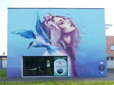 Gone with the Wind — Street art by GRAFFMATT in Saint-Brieuc