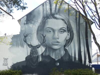 For(r)est — Street art by AERO in Saint-Brieuc
