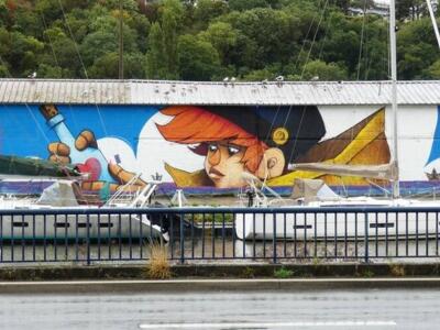 Voyage — Street art de Ben Caillous à Plérin