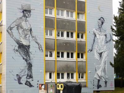 Traditional Dances — Street art by Bust The Drip in Saint-Brieuc