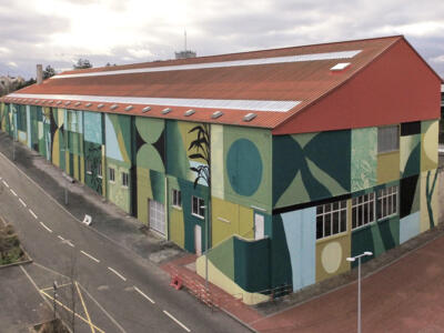 Botanical Halle Valleuil — Street art by Tellas in Mondeville