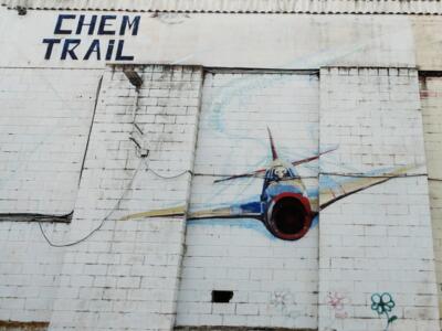 Chemtrails — Street art de Guedella à La Bañeza