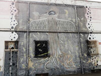 Morte e vida severina — Street art de Angélica la Luna à La Bañeza