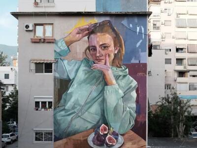 Valentina — Street art by Wuper Kec in Tirana