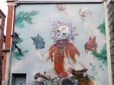La Symphonie des songes — Street art de Miss Van à Toulouse