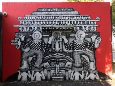 Le temple vivant — Street art de Dawal à Amiens