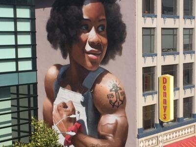 No Ceiling — Street art de Bip Apollo à San Francisco