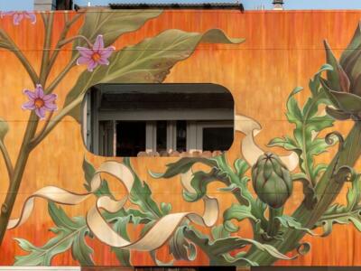 Fresque du marché de Noe Valley — Street art de Mona Caron à San Francisco
