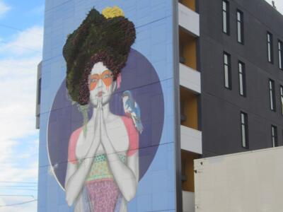 Attitude of Gratitude — Street art by Fin Dac in Portland