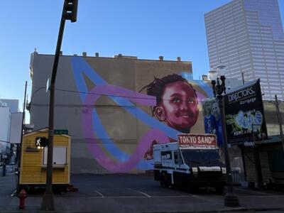 Under the Same Sky — Street art by Kevin Ledo in Portland