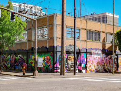 50 Years of Hip Hop Wall — Street art in Portland