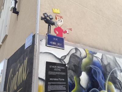 Mosaïque pixel art Mifamosa, Orléans — Street art de Mifamosa à Orléans