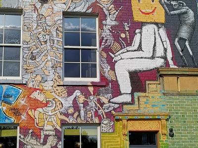 Figures surréalistes — Street art de PHLEGM à London