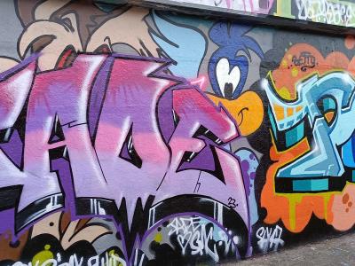 Energetic Lettering — Street art in London