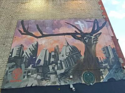 Tree and City — Street art in London