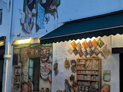 City Workers — Street art in Singapore