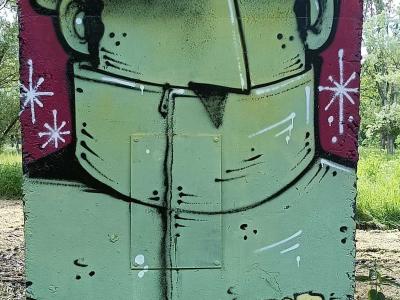 Monstre urbain — Street art à Rezé