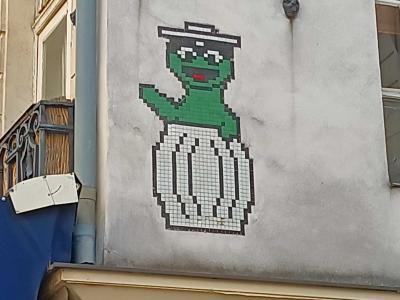 Ninja turtle — Street art de Invader à Paris