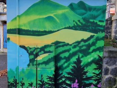 Lush Landscape of Mont-Dore — Street art in Mont-Dore