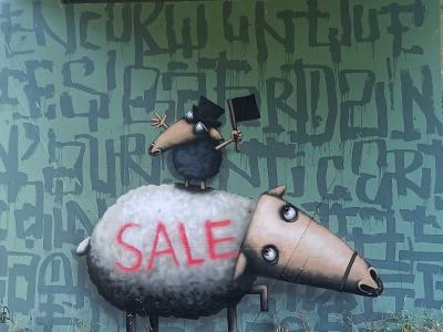 Sale — Street art by Ador in Rezé
