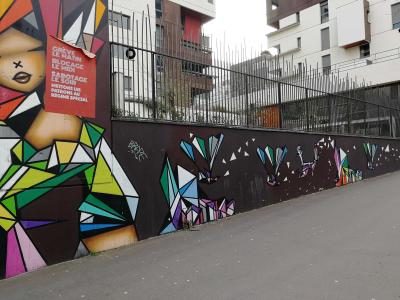 Composition Géométrique par Stoul — Street art de Stoul à Paris