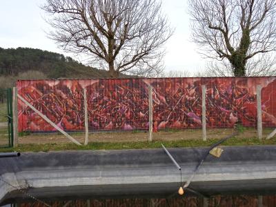 Neur ABF — Street art in Marsac-sur-l'Isle