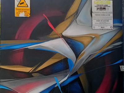 Tags Noir Bleu Rouge — Street art à London